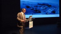 Empresa Portuaria enfrenta cara a cara a detractores en XIX Bienal de Arquitectura realizada en Valparaíso.