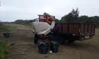 Puerto San Antonio inicia obras periódicas de limpieza en área natural ubicada en ribera norte del rio Maipo