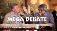 El concejal Iván Vuskovic se enfrenta con el dirigente social Jorge Bustos en un debate sobre el futuro portuario de Valparaíso y sus opiniones encontradas sobre el T2, Mall Barón, Megapuerto, Cargas Limpias y otros tópicos.