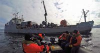 Barcaza "Elicura" realizó el mantenimiento a 94 señales marítimas al norte del Estrecho de Magallanes