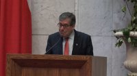 Retor de la Universidad de Playa Ancha, Patricio Sanhueza, inaugura Seminario Ciudad Puerto en el Congreso