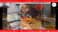 Gruero de STI, Héctor Calderón, explicó a escolares de Cartagena detalles de su trabajo como operador de grúas STS