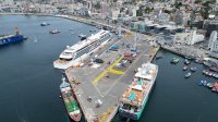 Avanza la temporada de cruceros con doble recalada en Terminal Portuario Valparaíso, TPV.