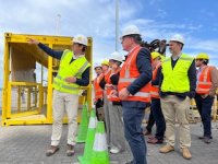 Delegación público privada noruego-danesa de parques eólicos marinos visitó puerto de San Vicente