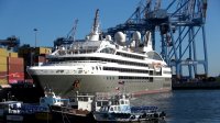 Crucero francés de lujo Le Boreal arribó a Terminal Pacífico Sur Valparaíso, TPS.