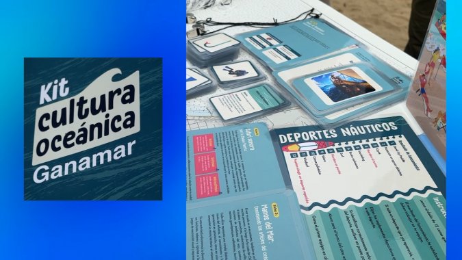 Ganamar lanza kit oceánico educativo con apoyo de Puerto Valparaíso.