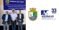 ASONAVE realiza visita protocolar al Capitán de Puerto de Valparaíso