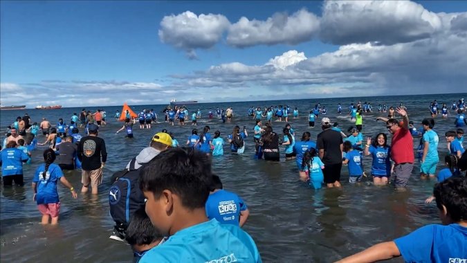 Mil niños y sus familias participaron en el 