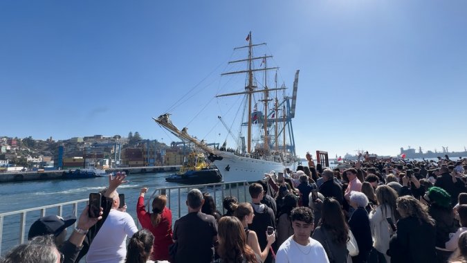 Buque Escuela “Esmeralda” inicia su 70° Crucero de Instrucción.