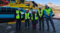 Directorio de Emporcha visita poderoso emolcador "Trapananda" a un año de su puesta en marcha.