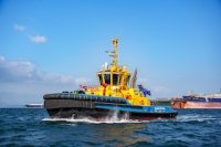 SAAM Towage celebra en Arica el bautizo del Petrel, el primer remolcador IMO Tier III de Chile
